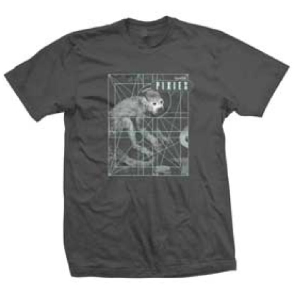 Pixies Monkey Grid T-shirt Adult Size